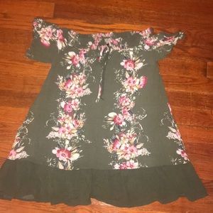 Off the shoulder dress